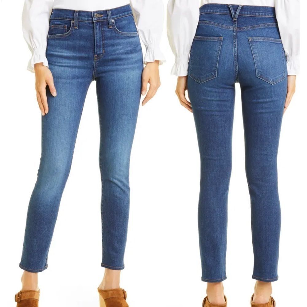 Veronica beard Emma skinny mid rise 26 dark ink nwot - Picture 1 of 8